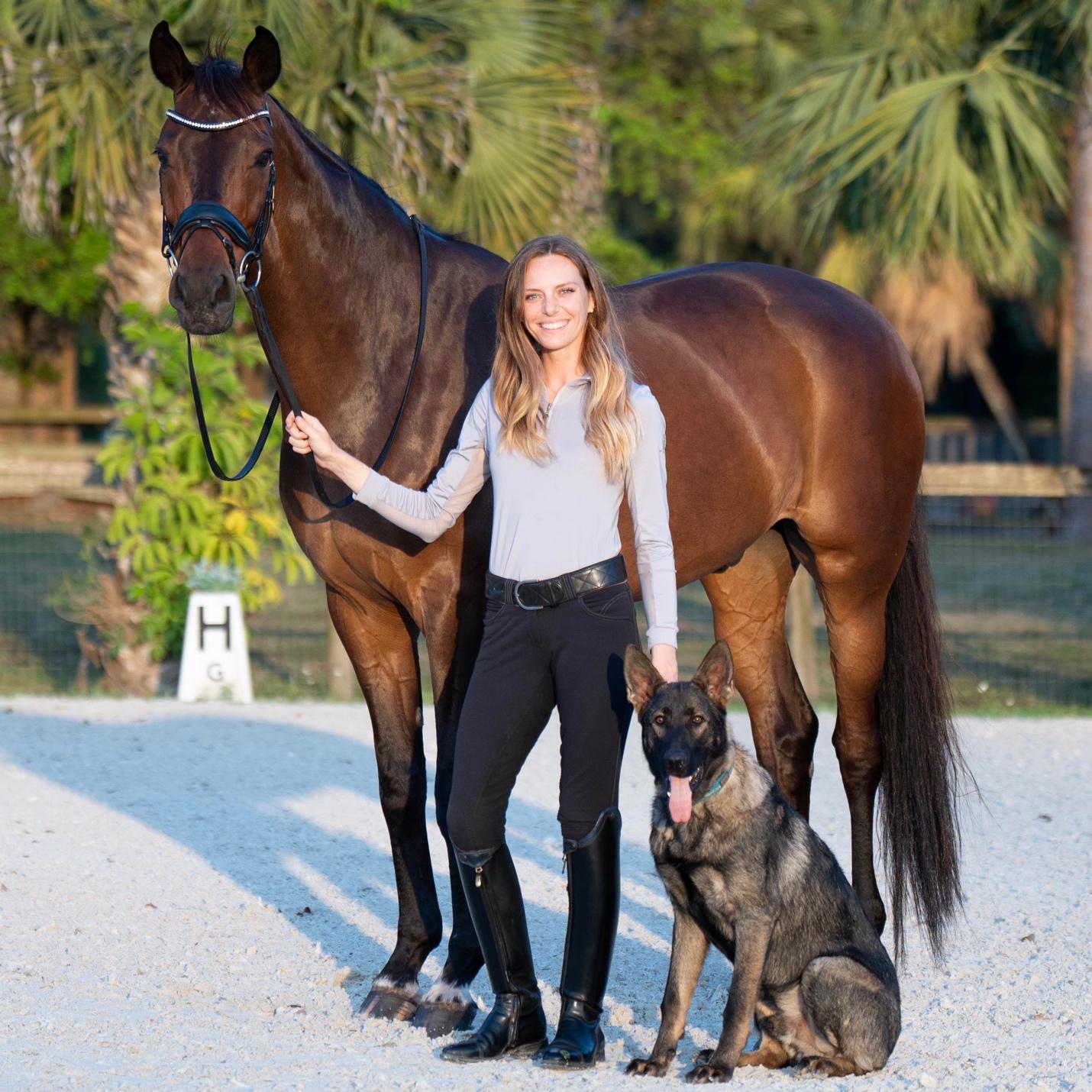 Megan Shea Coccia Megan is the resident trainer at Beachwood's Wellington, FL location and enjoys working with our talented therapy horses on their continued dressage training.